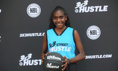 CJ poses in her 3x3 Street Hustle gear